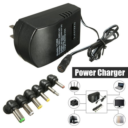 AC/DC Wall Power Adapter Universal 3,4.5,6,7.5,9,12V 2.5A Power