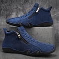 thumbnail image 4 of NOKIO Casual Ankle B𝗈𝗈𝑡𝑠 for Men Side Zipper High Top L𝗈afers Lightweight Non-S𝗅ip Che𝗅sea Shoes Breathable Wide Width Sneakers Comfortable Fashion Outdoor Footwear, 4 of 7