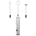thumbnail image 1 of OULII 1 Set Rechargeable Hand Mixer USB Handheld Bubbler Silver Blending Cooking Cafe Owners, 1 of 8