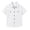 White, variant on Boys Solid Short Sleeve Shirts, Lightweight Breathable Pocket Tops for School & Outings, 3-14Y