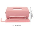 thumbnail image 4 of OULII double hole punch pink Accurate Positioning Plastic Compact 1Pack for DIY Projects, 4 of 8