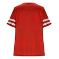 thumbnail image 6 of LVHAOGJOB Tops for Women Summer T Shirt Plus Size Short Sleeve V Neck Plain Pullover Womens Shirts, 6 of 8