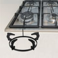 thumbnail image 4 of Raindrops Cast Iron Pan Support Non Slip Rack Black for Home Users 1Pcs, 4 of 7