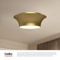 thumbnail image 5 of FM523013MB-Alora Lighting-Emiko - 2 Light Flush Mount-4.88 Inches Tall and 13 Inches Wide-Matte Black Finish, 5 of 7