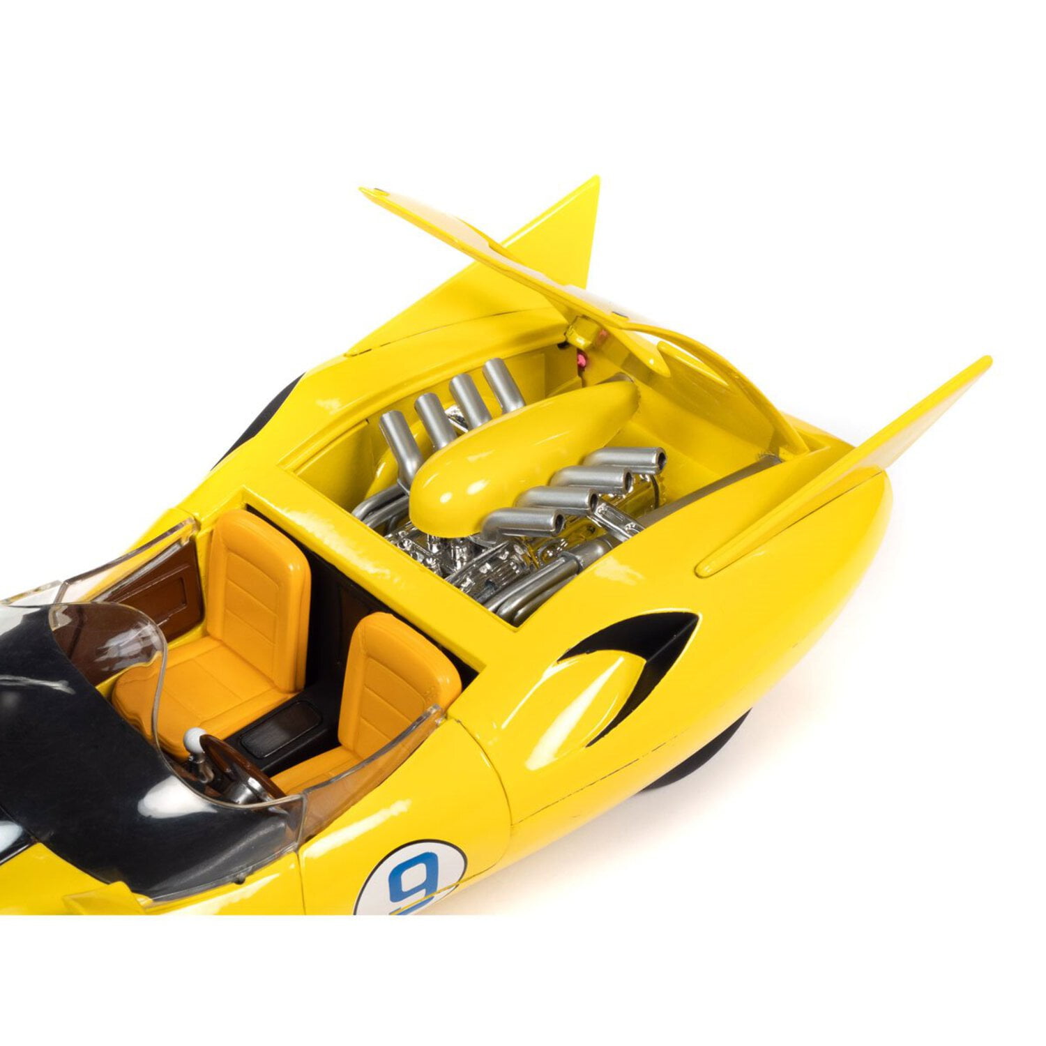 Shooting Star #9 Yellow and Racer X Figurine 