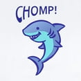 thumbnail image 2 of CafePress - SHARK CHOMP Body Suit - Baby Light Bodysuit, Size Newborn - 24 Months, 2 of 4
