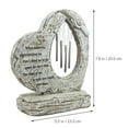 thumbnail image 2 of OULII Pierre Tombale pour Chat en Résine Grise pour Usage Intérieur 1Ensemble, 2 of 6