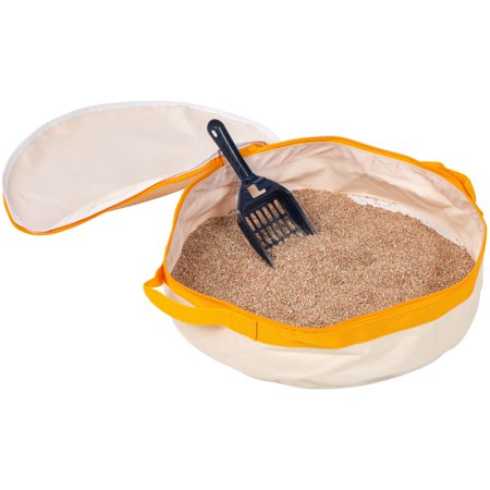 UPC: 0762016458373 | IRIS USA Portable Cat Litter Pan  Yellow