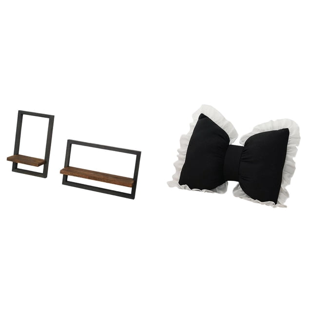 Estantes flotantes con forma de arco, modernos cojines para pared, almacenamiento rústico, cómodos para el hogar, la oficina, , ,