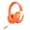 Orange, variant on Matoen Wireless 2.4GHz Headset, 20h Battery, 40mm Drivers, PC Gaming and Console Compatible, Black, Medium