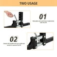 thumbnail image 5 of Accreate Manual ATV/UTV 1-Point Implement Lift, Fits 2” Receiver Hitch, Adjustable Height, 50” Heavy-Duty Steel System for Plows & Tractors, 5 of 7