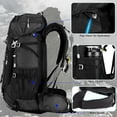 thumbnail image 5 of 60L Travel Hiking Camping Backpack with Rain Cover, Backpack Water Resistant,Large Backpack for Men Women, 5 of 13