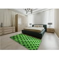 thumbnail image 4 of Ahgly Company Indoor Rectangle Patterned Deep Emerald Green Area Rugs, 7' x 9', 4 of 6
