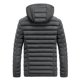 thumbnail image 1 of Gibobby Chamarra hombre casual Chaqueta Con Capucha para Hombre, Chaqueta de Invierno para Hombre, Chaqueta con Cremallera para Hombre(Gris oscuro,XG), 1 of 3