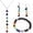 ERT02, variant on 7 Chakra Healing Energy Gemstone Bead Earring Necklace Bracelet Jewelry Set -ERT03