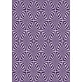 thumbnail image 1 of Ahgly Company Machine Washable Indoor Rectangle Transitional Dark Purple Area Rugs, 7' x 9', 1 of 7