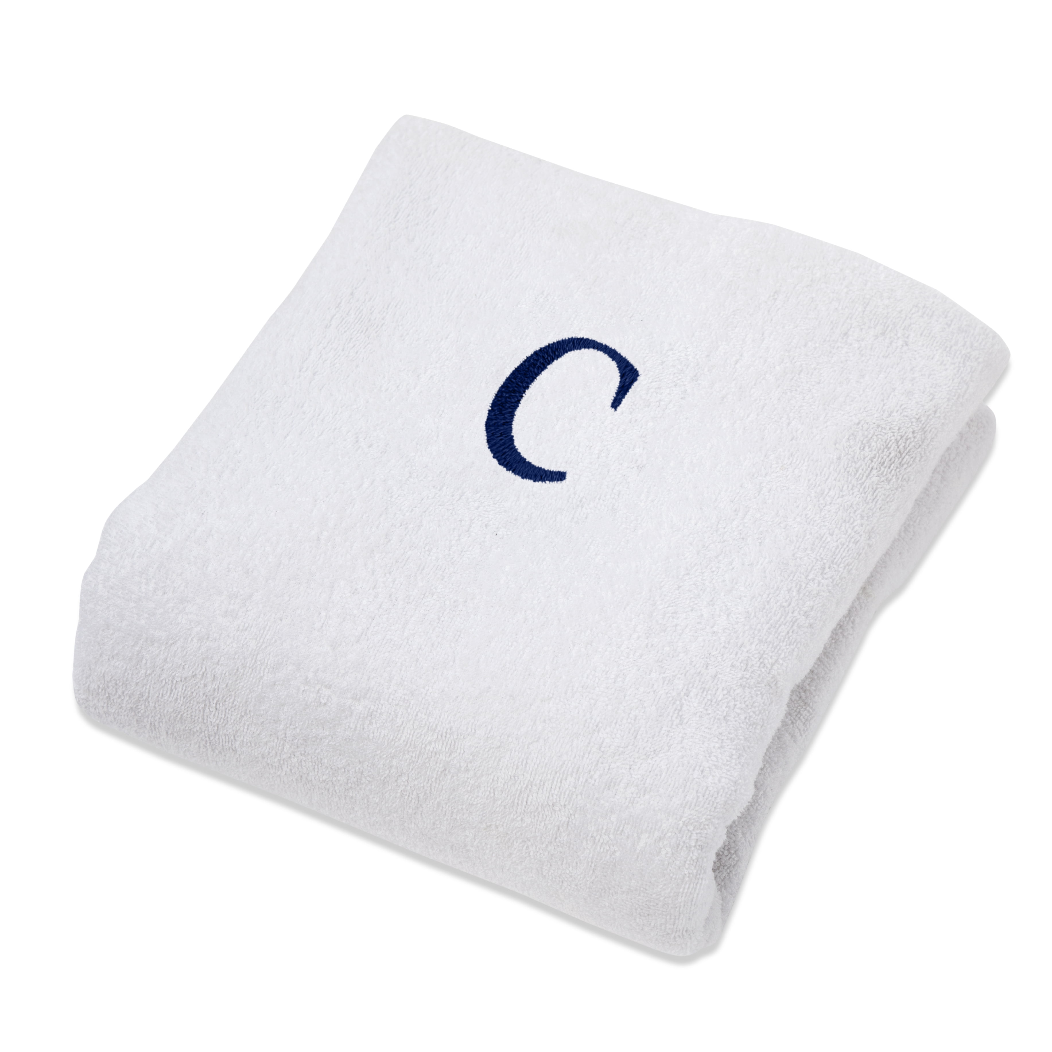 Superior Monogrammed Cotton Lounge Chair Cover, C