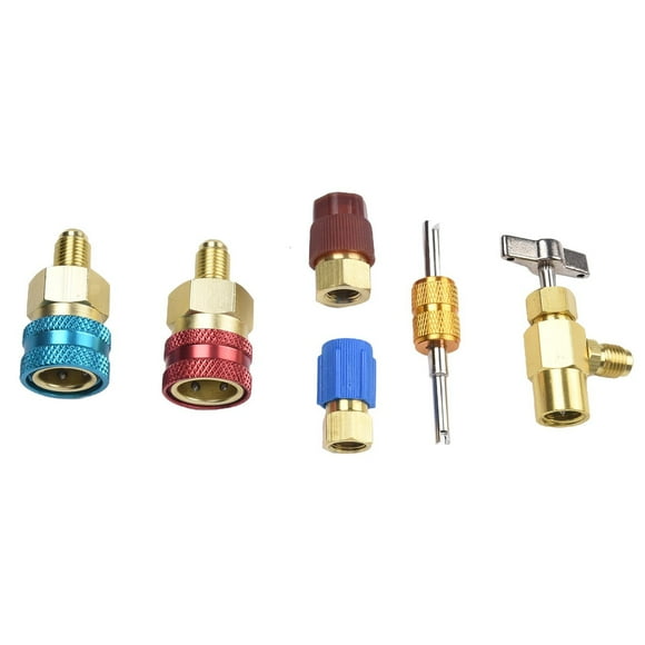 Yimiti Quick Connector Adapters Set R1234Yf To For R134A High Quick Couplers Connector