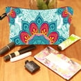 thumbnail image 4 of Travelwant Cosmetic Bag Makeup Bag Waterproof Travel Toiletry Pouch Bag with Mandala Flowers Design, 4 of 9