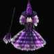 thumbnail image 5 of Disfraz de bruja de Halloween para niña, vestido de tutú con luz LED, vestido de carnaval, fiesta con sombrero, Cosplay de vampiro, ropa para niños de 2 a 10 años, 5 of 5