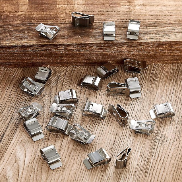 50 piezas Clips de alambre para marco de remolque Clips de cableado para remolque Piezas de repuesto para automóviles