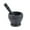 Black, variant on CMYYNNA Heavy Duty Mortar and Pestle Set, Granite,Non Slip Base, Make Fresh Guacamole, Salsa, Pesto, Stone Grinder Bowl, Herb Crusher, Spice Grinder, 4.3 Inch - Black
