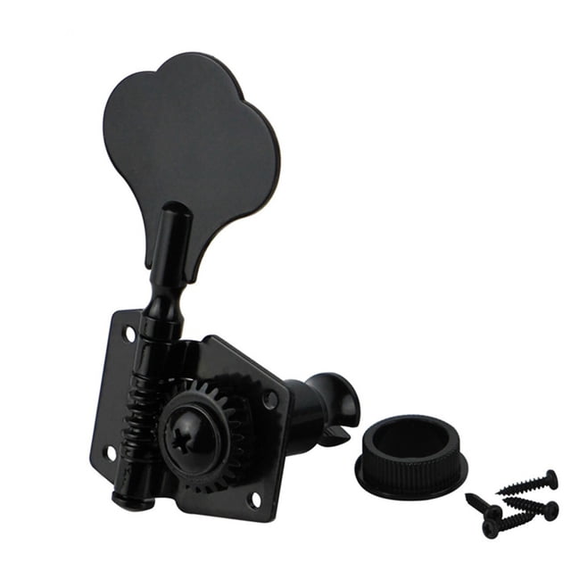 String Button Tuning Pegs Right Tuners Compatible for 4 Strings Electric Bass Guitar (Right Side)
