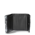 thumbnail image 4 of No Boundaries Faux Leather Double Flap Wallet, Black Rose, Women’s, 4 of 4