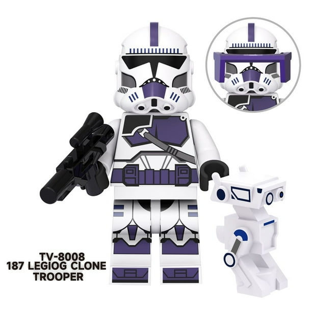 TV6107 Serie De Películas Estrella Kamino Comandante De Seguridad Clone Force Han Solo Leia Satine Kryze Mini Acción Bloque De Construcción Figura Juguetes
