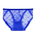 thumbnail image 3 of Eashery Brifes Woman Panties Trim Panties Breathable Womens Underpants Panties Blue L, 3 of 5