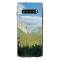 thumbnail image 1 of DistinctInk Clear Shockproof Hybrid Case for Samsung Galaxy S10+ PLUS(6.4" Screen) - TPU Bumper, Acrylic Back, Tempered Glass Screen Protector - Yosemite Tunnel View, 1 of 2