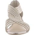 thumbnail image 3 of Charter Club Womens Ginifur Faux Leather Casual Wedge Sandals, 3 of 3