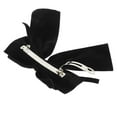 thumbnail image 4 of Unique Bargains 1 Pc Fashion Bow Pearl Ribbon Spring Hair Clips Black, 4 of 5