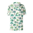 thumbnail image 5 of Weiqiqre Women's Tops Summer Beach Shirt Tropical Shirts Womens Hawaii Button Down Short Sleeve Blouses Button Up Tops, 5 of 5