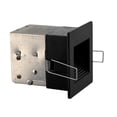 thumbnail image 2 of NICOR Lighting Modern LED Square Step Light, Black (STQ-10-120-BK), 2 of 6