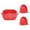 Red, variant on Meitianfacai Multifunctional Air Fryer Basket Accessories, Silicone, Non-stick, Easy Clean