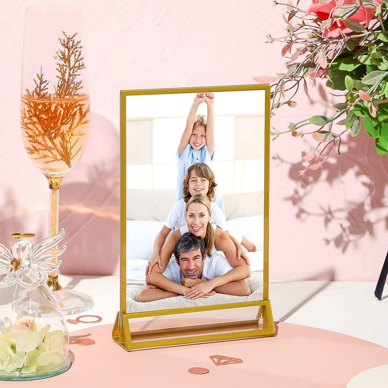 Photo Booth Frames - 4x6 Inch Clear Acrylic Plastic Display