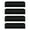Black, variant on 4pcs Minimalist Invisible Side Mount Drawer Pulls Home Cabinets Hardware
