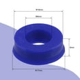thumbnail image 2 of Uxcell 20mm x 28mm x 6mm UN Type Radial Shaft Oil Seal PU Blue 5 Count, 2 of 7