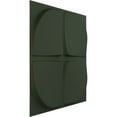 thumbnail image 2 of Ekena Millwork 19 5/8"W x 19 5/8"H Edmund EnduraWall Decorative 3D Wall Panel, UltraCover Satin Hunt Club Green (Covers 2.67 Sq. Ft.), 2 of 6