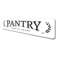 thumbnail image 4 of Pantry Open Novelty Decor, Metal Wall Sign - 4x18 Inches, 4 of 4