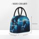 thumbnail image 2 of Easygdp Ice Blue Ocean Cute Dolphin Bolsa de Almuerzo Insulada Grande, Forro de Aluminio, Diseño Espacioso, a Prueba de Fugas, Ideal para Trabajo, Picnics, Viajes y Actividades al Aire Libre, 2 of 6
