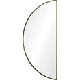thumbnail image 3 of Signature Home Collection Half Moon Glass Framed Wall Mirror - 40", 3 of 6