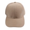 thumbnail image 3 of Gorra de Baloncesto con Visera Unisex Deporte Al Sombrero para para golf con Causal unico Marrón claro BLESIY Sombrero de sol liso al aire libre, 3 of 5