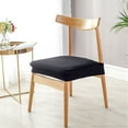 thumbnail image 2 of Stretch Dining Chair Seat Covers for Dining Room Removable Anti-Dust Chair Seat Protector Slipcovers, 2 of 6