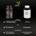 thumbnail image 6 of Tribulus Terrestris With 96% Saponins Sport, Gym Supplement - Men's Dietary Supplement - Organic, No Fillers or Binders - 60 Capsules, 6 of 9