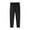 Black, variant on Athletic Pants for Mens with Zipper Pockets, Elastic Waist Lightweight Running Workout Gym Sport Tapered Pants