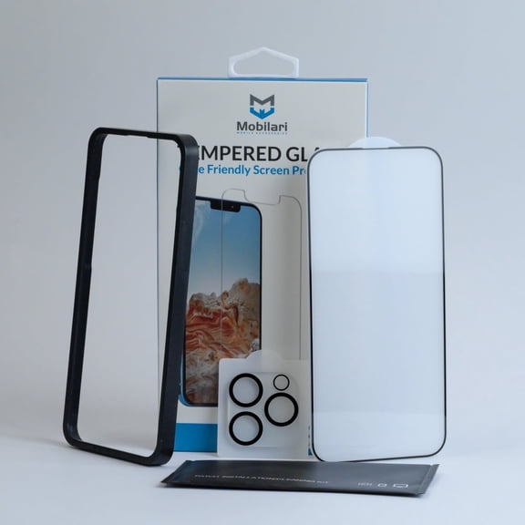 iPhone 14 Pro Max (6.7”) Screen and Back Camera Protector Set | US Brand 🇺🇸 | Tempered Glass | Durable 9H | Antistatic | Anti-Scratch | Easy to Install | Bubble Free | Case Friendly