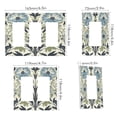 thumbnail image 2 of Yayeee Rocker Switch Wall Plate 1-Gang 4.6"x2.9" Home Decorative Outlet Cover, Blue Floral Pattern, 2 of 6