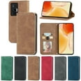 thumbnail image 6 of Flip Leather Wallet Phone Case for Samsung Galaxy S22 Ultra S21 Plus S20 FE S10 S9, Solid Color Stand Card Holder Back Cover(Light Grey,S22 Plus), 6 of 7